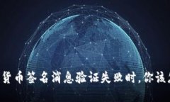 当加密货币签名消息验证失败时，你该怎么办？