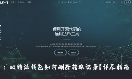 : 比特派钱包如何删除转账记录？详尽指南